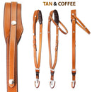 RL Handcrafts Andino Pro-DLX Leather Camera Sling (Medium, Tan/Coffee/Tan)