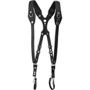 RL Handcrafts Clydesdale Lite Dual Leather Camera Harness (Medium, Tan)