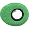 Bluestar Oval Extra-Large Viewfinder Eyecushion (Fleece, Green)