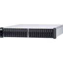 QNAP 24-Bay/128GB Active Dual Controller ZFS Nas/Iscsi/Ip-San. 3U, Sas 12G/40Gbe-Ready.
