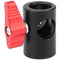 CAMVATE Light Stand Mount with 1/4"-20 Anti-Twist Thread (Red Knob)