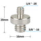 CAMVATE 1/4"-20 to 3/8"-16 & 1/4"-20 to 1/4"-20 Assorted Screw Set (20-Pack)