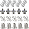 CAMVATE 1/4"-20 to 3/8"-16 & 1/4"-20 to 1/4"-20 Assorted Screw Set (20-Pack)