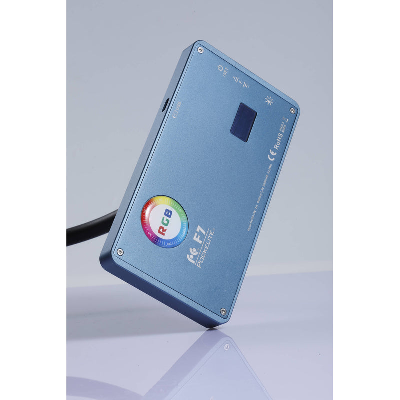 Falcon Eyes PockeLite F7 RGBW On-Camera Light Kit with Diffuser & Grid