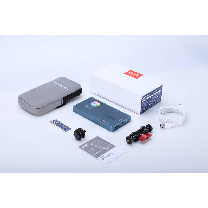 Falcon Eyes PockeLite F7 RGBW On-Camera Light Kit with Diffuser & Grid