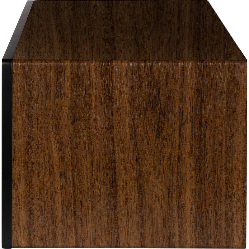 ELAC Debut Reference Two-Way Center Channel Speaker (Black Baffle, Walnut Cabinet)