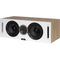 ELAC Debut Reference Two-Way Center Channel Speaker (White Baffle, Oak Cabinet)