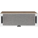 ELAC Debut Reference Two-Way Center Channel Speaker (White Baffle, Oak Cabinet)