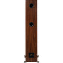 ELAC Debut Reference Three-Way Floorstanding Speaker (Black Baffle, Walnut Cabinet)