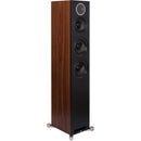ELAC Debut Reference Three-Way Floorstanding Speaker (Black Baffle, Walnut Cabinet)