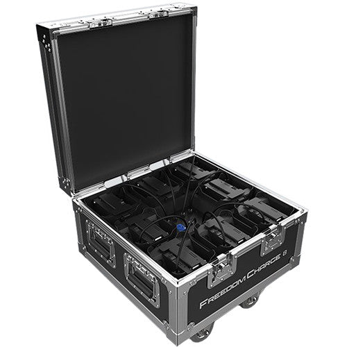 CHAUVET DJ Freedom Charge 8 Road Case with Charging (Black)