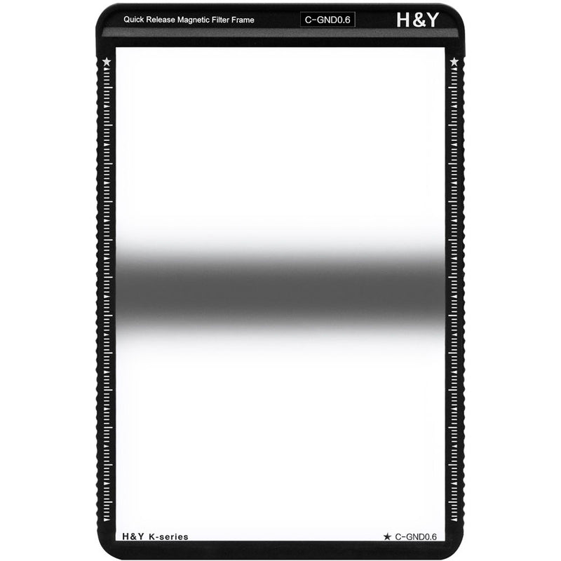 H&Y Filters 100 x 150mm K-Series Center Graduated Neutral Density 0.9 Filter (3-Stop) with Quick Release Magnetic Filter Frame