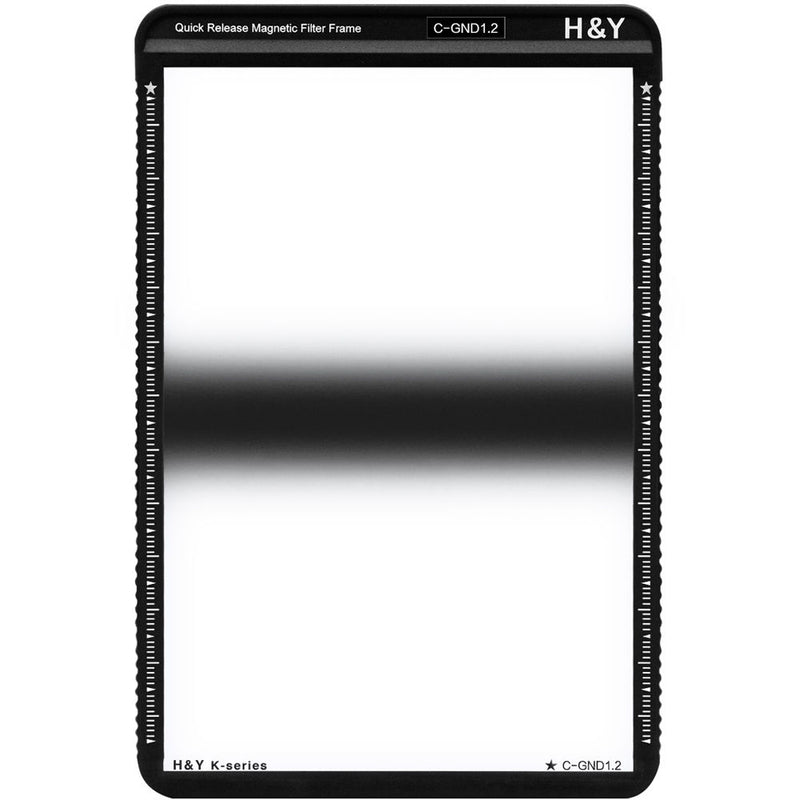 H&Y Filters 100 x 150mm K-Series Center Graduated Neutral Density 0.9 Filter (3-Stop) with Quick Release Magnetic Filter Frame