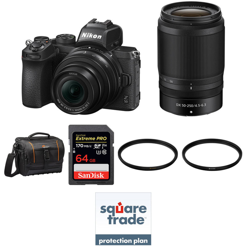 Nikon Z50 Mirrorless Digital Camera with 16-50mm Lens