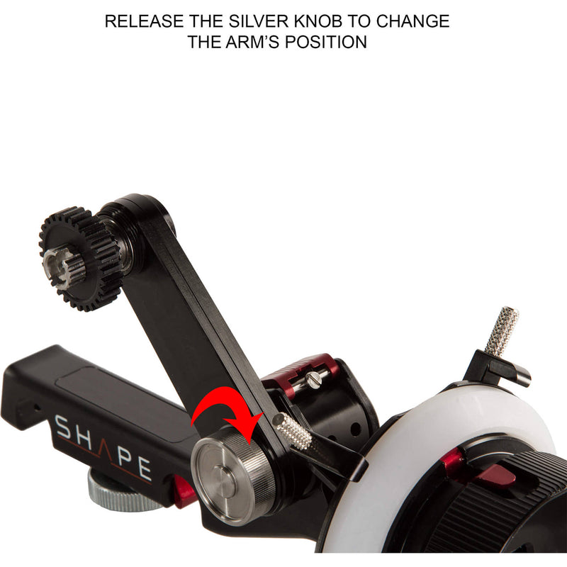 SHAPE Canon C500 Mark II Baseplate with Cage, Left-Side Handle & Follow Focus Pro