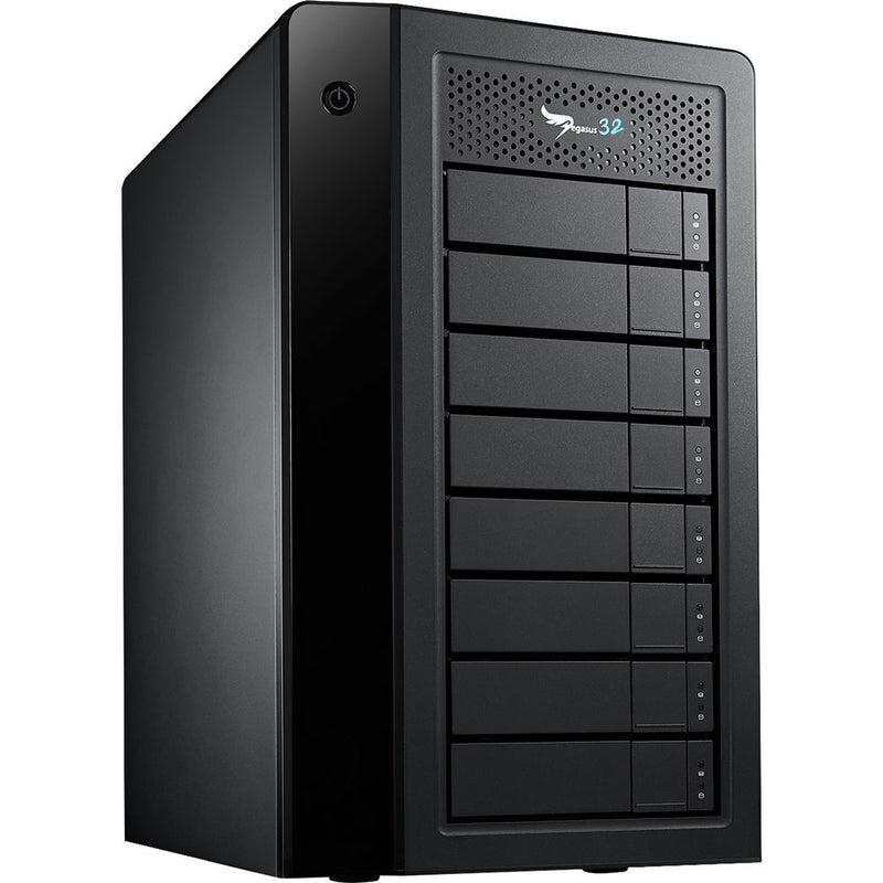 Promise Technology Pegasus32 R8 112TB 8-Bay Thunderbolt 3 / USB 3.2 Gen 2 RAID Array (8 x 14TB)