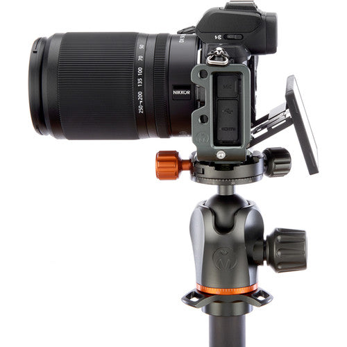 3 Legged Thing ZAYLA PD L-Bracket for Nikon Z 50 (Metallic Slate Gray)