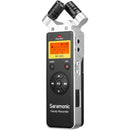 Saramonic Metal Handheld Audio Recorder,Stereo X/Y Condenser Mics,RC-X Remote,Wired Lav,8Gb MicroSD Card