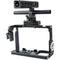 Niceyrig Camera Cage Kit with NATO Handle, HDMI Cable Lock NATO Rail, ARRI Rosette, and 15mm rod