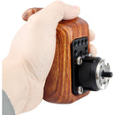 Niceyrig Left-Side Wooden Grip with ARRI Rosette