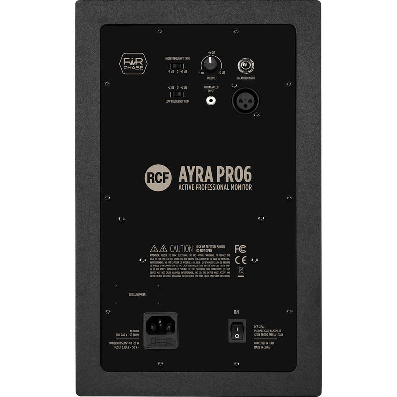 RCF Active 6" Studio Monitor (Black)