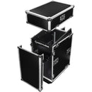 Odyssey Innovative Designs Pro Combo Rack with Casters (14 RU over 16 RU)