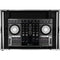 Odyssey Innovative Designs Flight-Zone Native Instruments Traktor Kontrol S4 MK3 Flight Case with Glide Platform (Silver/Black)