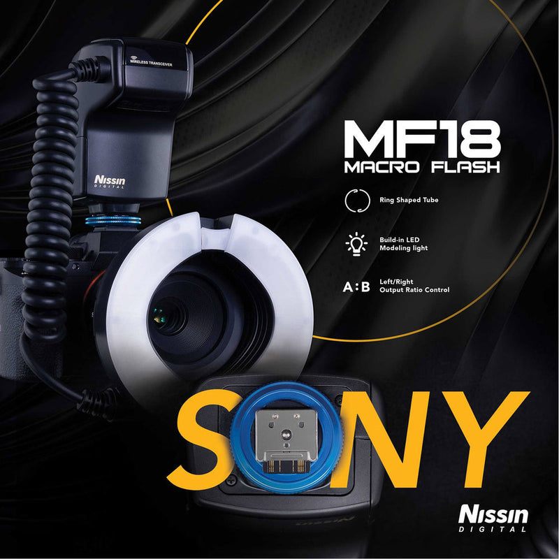 Nissin MF18 Macro Ring Flash for Sony