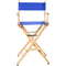 Filmcraft Pro Series Tall Director's Chair (30", Natural Frame, Red Canvas)