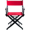 Filmcraft Pro Series Short Director's Chair (18", Black Frame, Blue Canvas)
