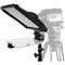 Prompter People Prompter Pal PAL12-iPAD-FS Freestanding Teleprompter with Tablet Cradle, 12x12" Glass, and Stand