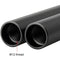 Niceyrig 15mm Black Aluminum Alloy Rod (15.7", 2-Pack)