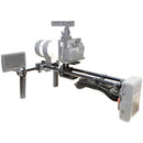 Niceyrig Sliding Shoulder Rig Support System with Camera/Camcorder Baseplate