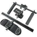 Niceyrig Sliding Shoulder Rig Support System with Camera/Camcorder Baseplate