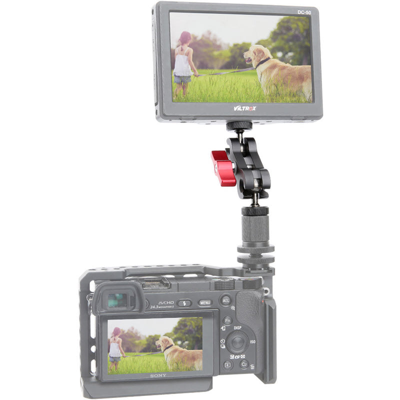 Niceyrig Quick Release Ball Head Degree Adjustable Monitor Mount Magic Arm Adapter