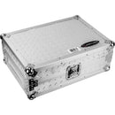 Odyssey Innovative Designs Universal 12" Format Extra Deep DJ Mixer XD Case (Silver Diamond Plated)