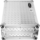 Odyssey Innovative Designs Universal 12" Format Extra Deep DJ Mixer XD Case (Silver Diamond Plated)