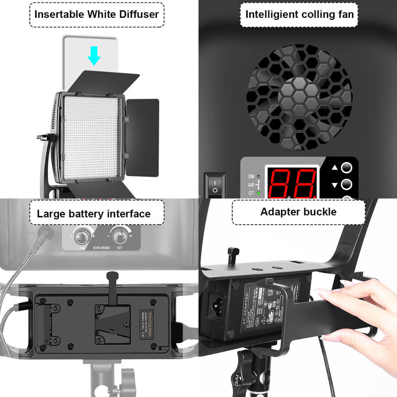 GVM LT100S Bi-Color LED Light Panel