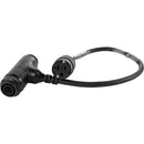 Lex Products True1 Tee Neutrik Inlet/Feed-Thru to powerCON Blue Connector Inline Power Distribution System (18")