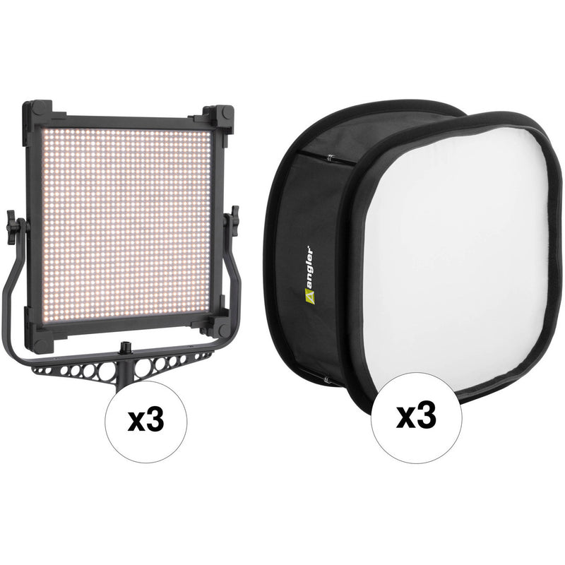 Genaray Spectro LED 800B1 Bi-Color Studio LED Two Light Kit
