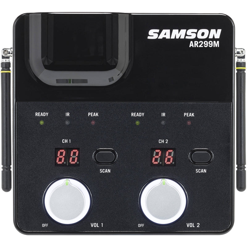 Samson Concert 288m Presentation Dual-Channel Wireless Lavalier & Headset Microphone System (K: 470 to 494 MHz)