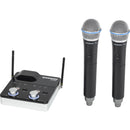 Samson Concert 288m All-in-One Dual-Channel Wireless Combo Lavalier/Headset & Handheld Microphone System (K: 470 to 494 MHz)