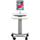 CTA Digital Height-Adjustable Rolling Security Medical Workstation Cart for 7-14" Tablets