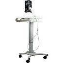CTA Digital Height-Adjustable Rolling Security Medical Workstation Cart for 7-14" Tablets