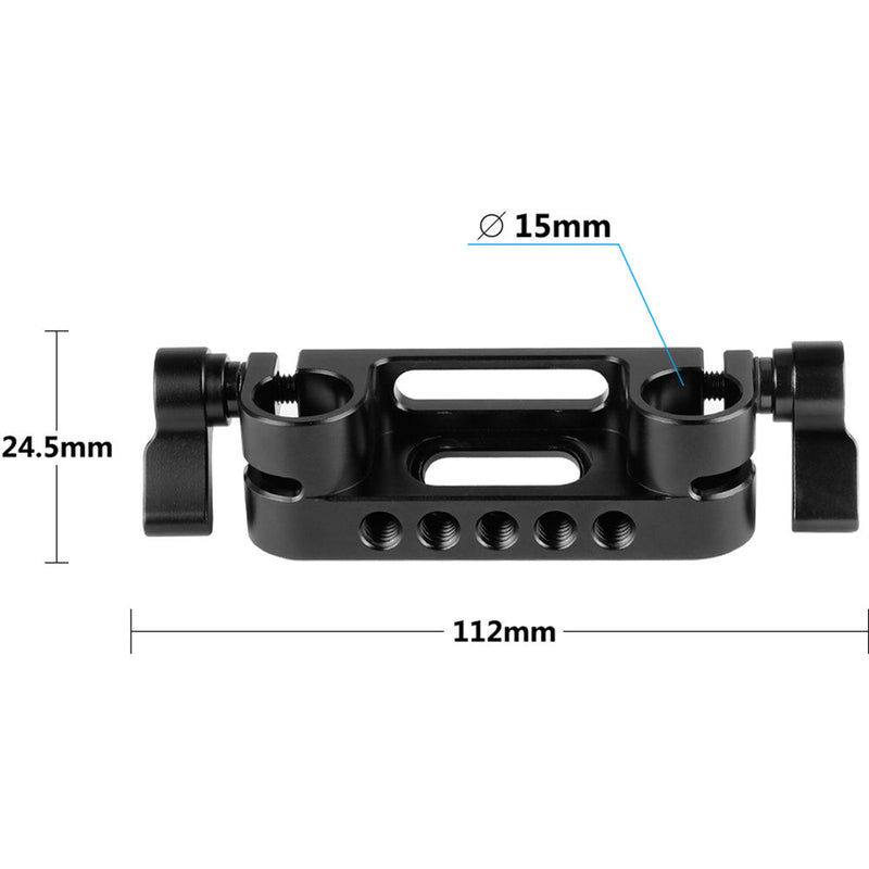 CAMVATE 15mm Dual-Rod Clamp with Quick Release NATO Clamp Kit