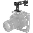 CAMVATE Balancing 1/4"-20 Mount Top Handle with 15mm Rod Clamp