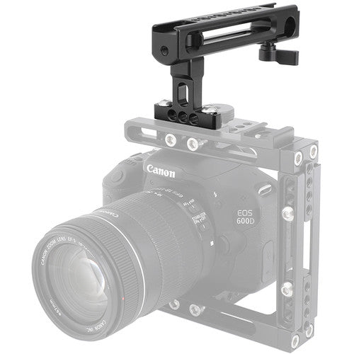 CAMVATE Balancing 1/4"-20 Mount Top Handle with 15mm Rod Clamp