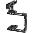 CAMVATE Half Cage with Top Cheese Handle for DSLR or Mirrorless Cameras