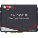 Thor 2-Channel Bi-Directional XLR Audio over One Fiber Transmitter and Receiver Kit
