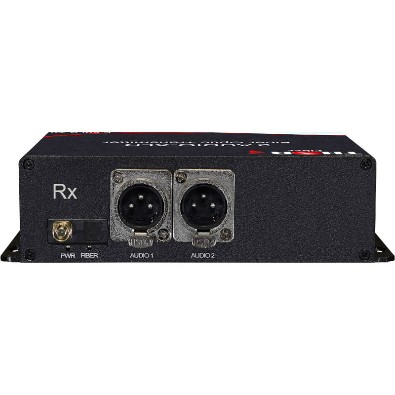 Thor 2-Channel Bi-Directional XLR Audio over One Fiber Transmitter and Receiver Kit